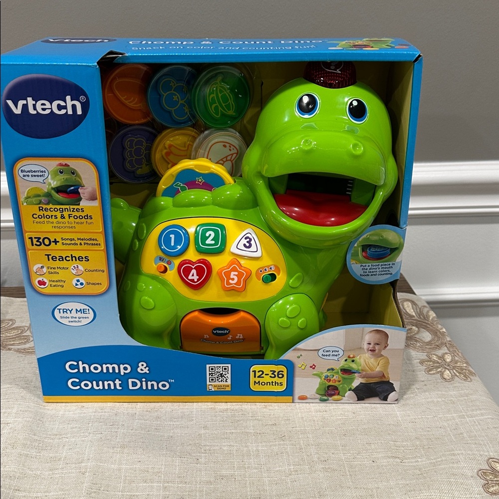 VTech Chomp & Count Dino - New